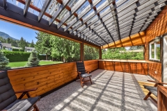 The House: Covered Deck